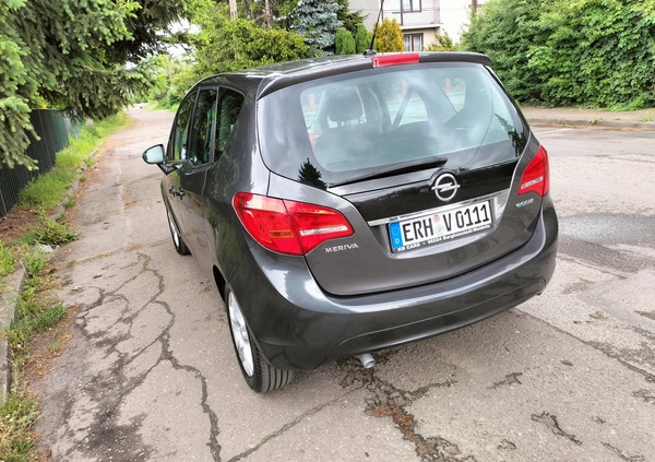 Opel Meriva cena 15900 przebieg: 217000, rok produkcji 2010 z Sieradz małe 79